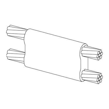 Parallel connection of 4/0 to 6/0 wire
