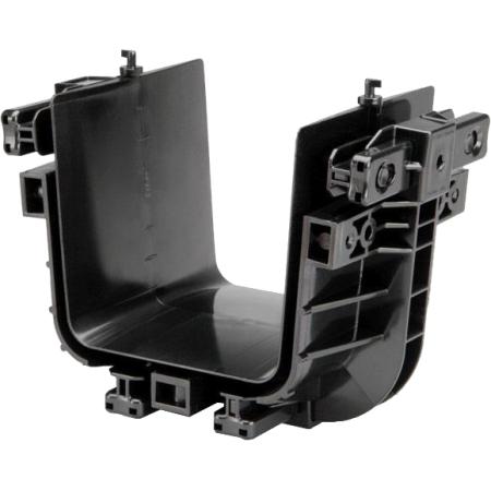 FiberGuide® Snap-Fit Junction, 4 in x 4 in, black