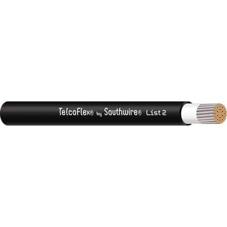 #6 TelcoFlex II Central Office Power Cable, Black