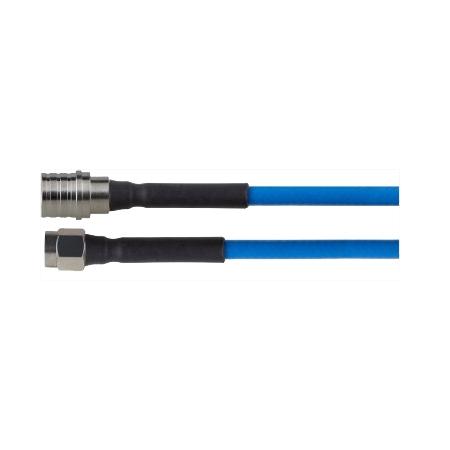 9.8 ft TFT-402-LF Cable Assembly with QMA Male - SMA Male Connectors