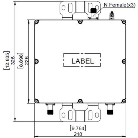Public Safety UHF Diplexer for Combining Two BDAs