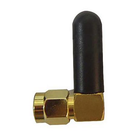 2.4 GHz 0 dBi 90 Deg Rubber Duck Stub Antenna with RP SMA Male