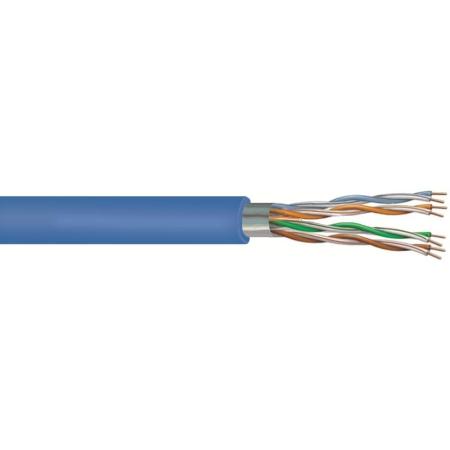 4 Pair Cat 6 U/UTP Enhanced Riser Cable in Blue, 1000 ft