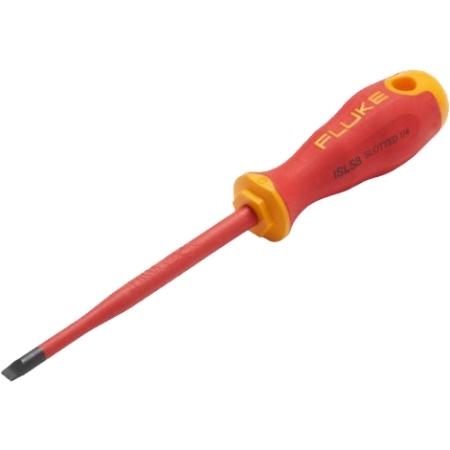 Insulated Slotted Screwdriver, 0.25 x 5 in, 1000 V