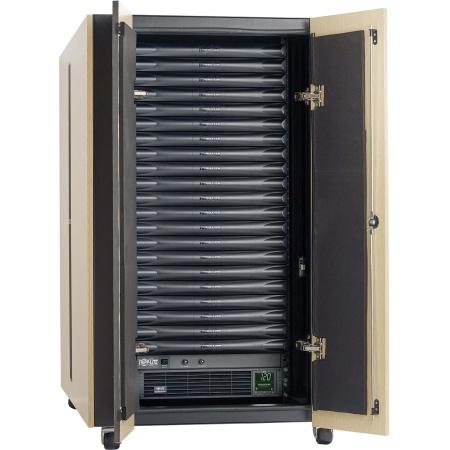 15U Quiet Micro Data Center, 1.5 kVA UPS, 120V Kit
