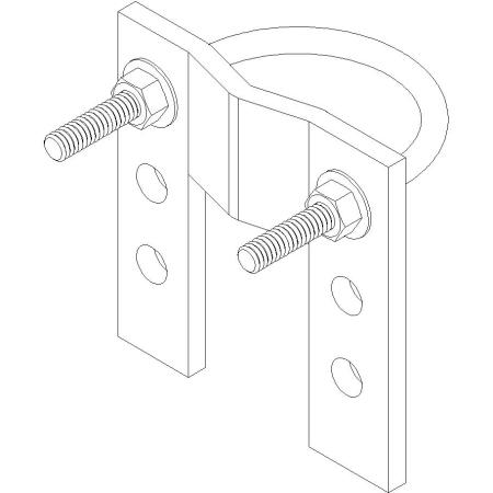 Universal Pipe Clamp 1.5/2
