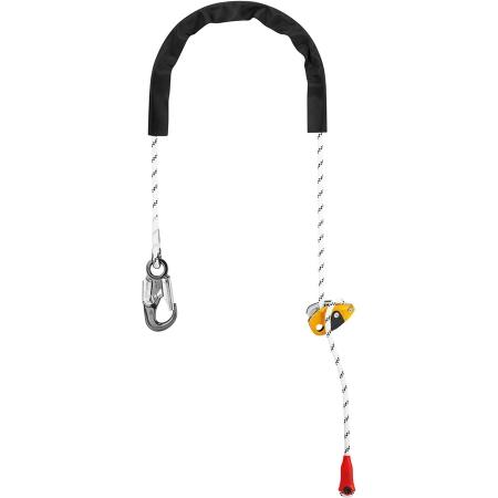 Adjustable work lanyard w/HOOK conn