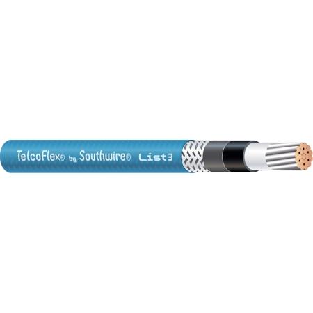TelcoFlex III 6 AWG Central Office Power Cable in Blue, Class B