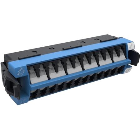 360 Distribution Adapter Pk 12 LC Singlemode Blue