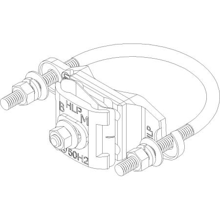 Bi-Metal U-Bolt Pipe Clamp 2.5/3
