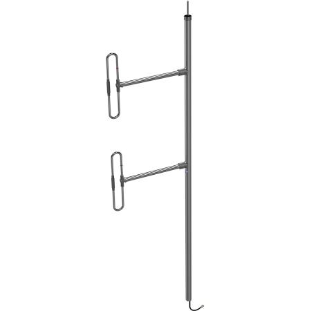 138-174 MHz Exposed Diples, 2 Dipoles, Top Mount