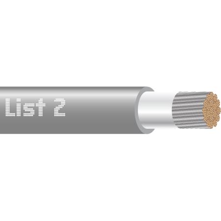 TelcoFlex II 10 AWG Central Office Power Cable in Gray, Class 1