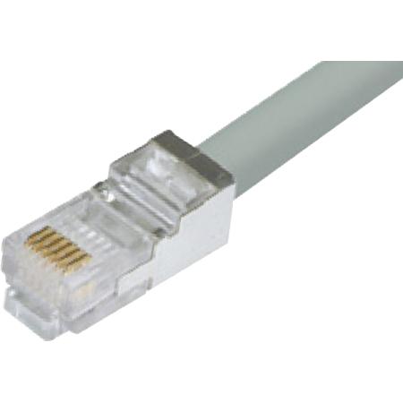 Shielded Cat.5 USOC-4 Patch Cable, RJ11 / RJ11,15'