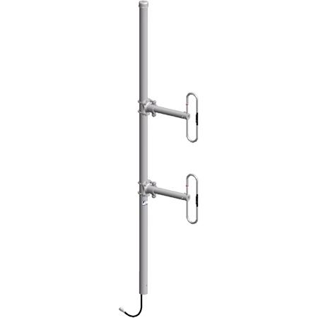 406 - 512 MHz Dual 1/2 Wave Dipole Antenna with N Male