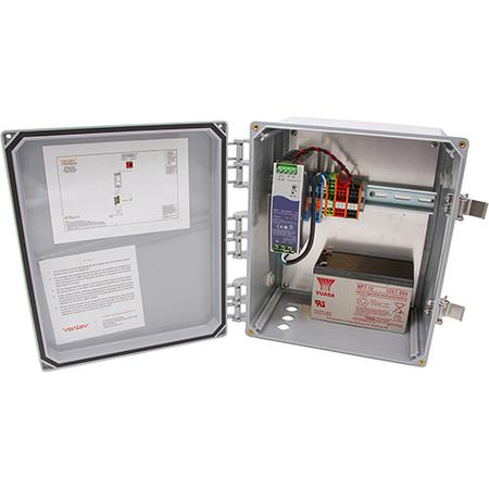 Outdoor 120 VAC / 12 VDC UPS Power System with Lead-Acid Battery