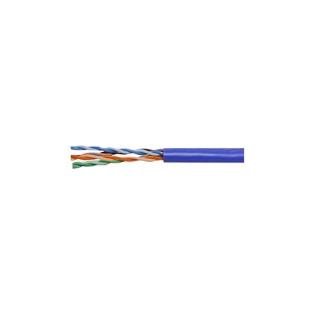 Copper Cable 4 Pair 23 AWG Cat6 CMP Blue 1000'