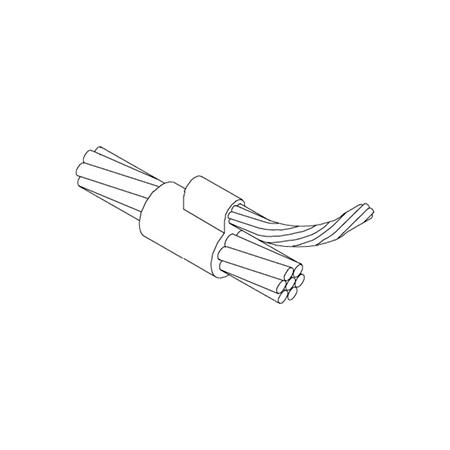 #6 Solid Cond to 2/0 Stranded Cond