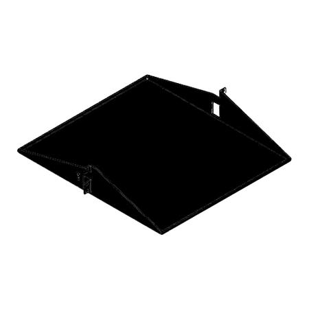 19" Low Profile Shelf; 19"W x 3.47"H x 19"D; Black
