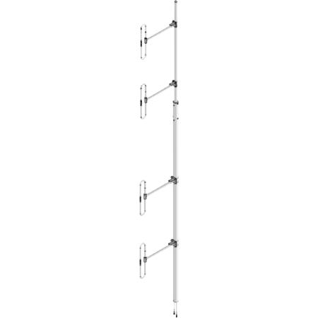138-174 MHz 2 Dipole Dual Port Antenna, 4.5 dBd