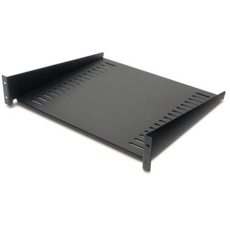 19in Fixed Shelf, Black 50lbs, 2U