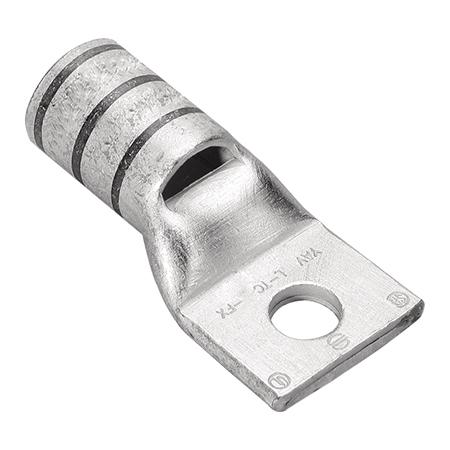 1 HOLE COMPR FLEX LUG STD BRL 2 AWG 1/4 BOLT Brown