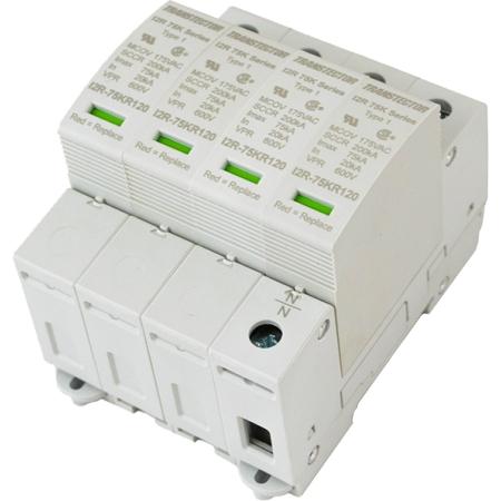 277/480 Vac, 4-Pole, 3-Phases Wye, 5-Wire SPD