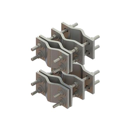 Pipe to Pipe,Clamps,Wide,HD,1-1/2to3-1/2