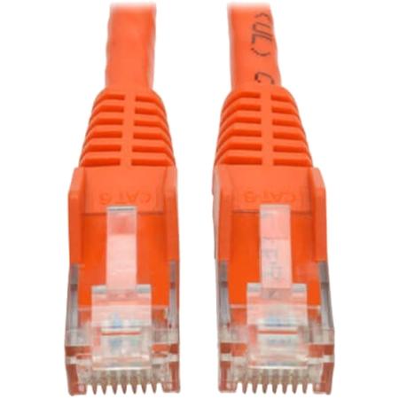 1' Cat6 Gigabit Patch Cord RJ45 M/M Orange