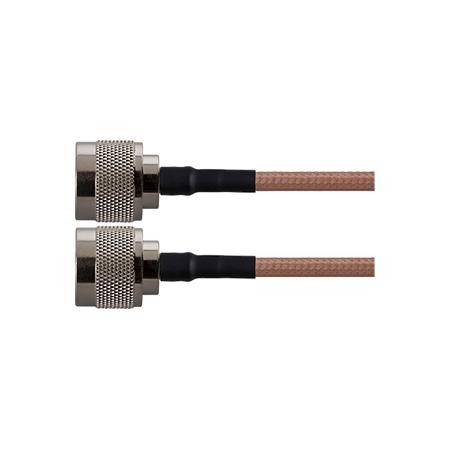 6 ft RG400 Cable Assembly with N Male - N Male Connectors