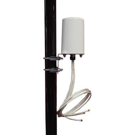 2.4 - 5 GHz 6 dBi Wi-Fi Omni Antenna with 4 N Male Connectors