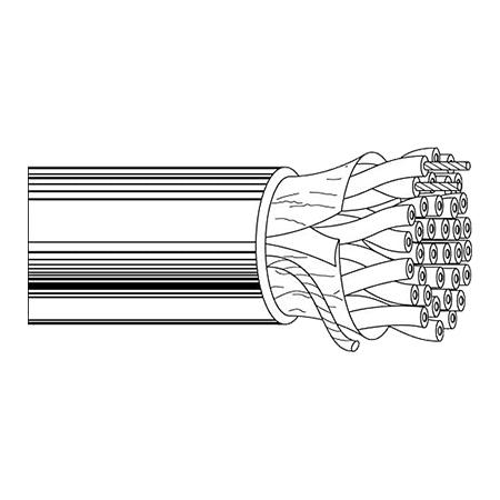 24AWG Pr#18 Cable, Black
