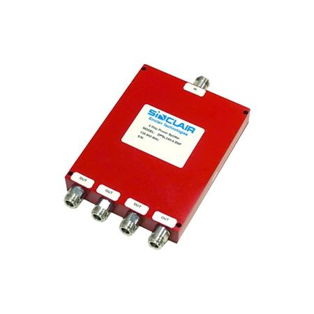 138 - 960 MHz Four-Way Splitter with N Female