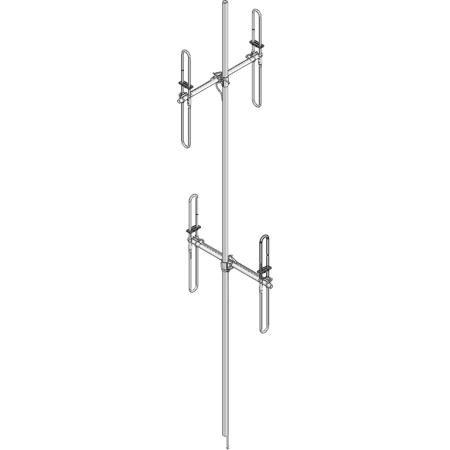 138-174 MHz Exposed Dipole Array, 3dBd/5.5dBd