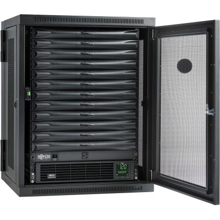 12U Wall-Mount Micro Data Center, 1.5kVA, 120V Kit