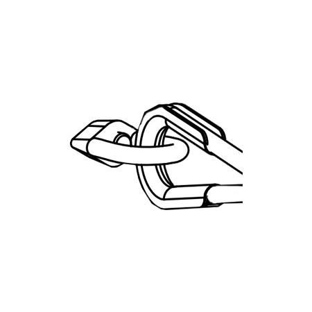 Eye Nut 3/8" with 1/2" thread