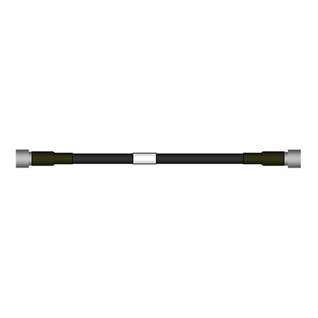 4 ft D-CLASS FSJ1-50A HELIAX® SureFlex® Cable Assembly with NEX10 Male - 4.3-10 Male Connectors