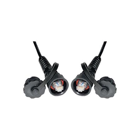 Cat6  Industrial Plug to Plug Patch Cord