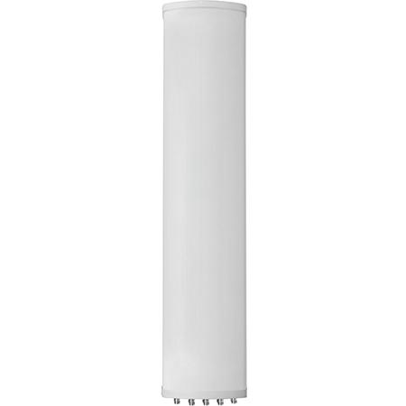 2x 698 - 896, 4x 1695 - 2200, 4x 3100 - 4200 MHz Sector Antenna with 10x 4.3-10 Female Connectors