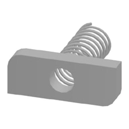 Spring Nut, 1-5/8 in, with 3/8 in hole