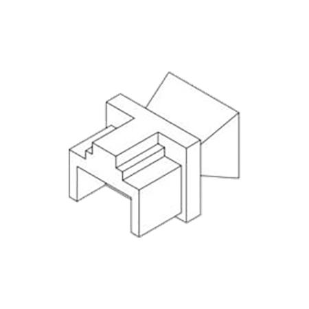 Dust Cover, RJ45, Black