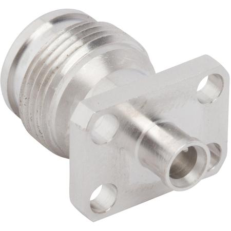 2.2-5 Straight Panel Mount Solder Female in White Bronze