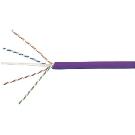 GigaSPEED Cat6A Cable, purple, 1000 ft