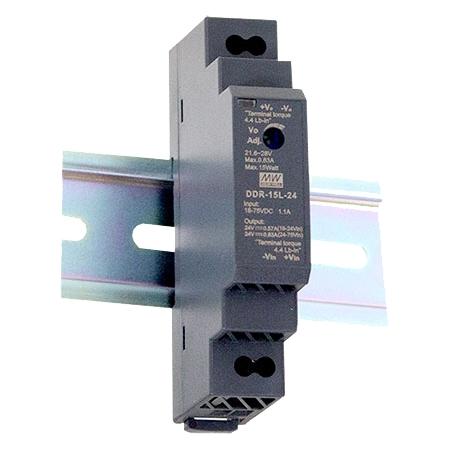 DIN Rail DC/DC Converter 15.00W 5.0Vdc 3.000A