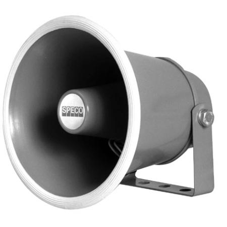 6" PA horn, 15 watt, Weatherproof