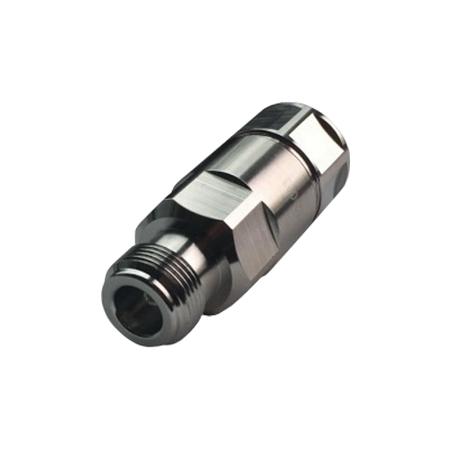 N Female OMNI FIT Standard Connector for 1/2 in Coaxial Cable, O-Ring Sealing