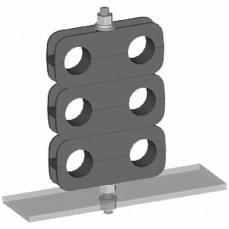 2-1/4" Dual Cable Blocks for Corrugated Cable
