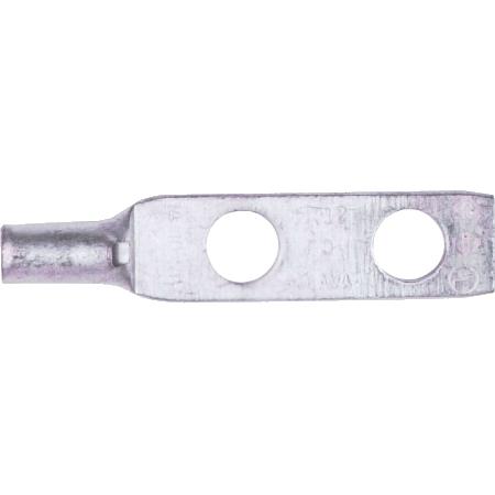 2 Holes W/InspWindow, #2 AWG Code, 1/4" Stud