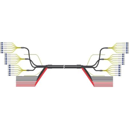 200 ft HELIAX® FiberFeed® Hybrid Cable Assembly, 10 Power Conductors