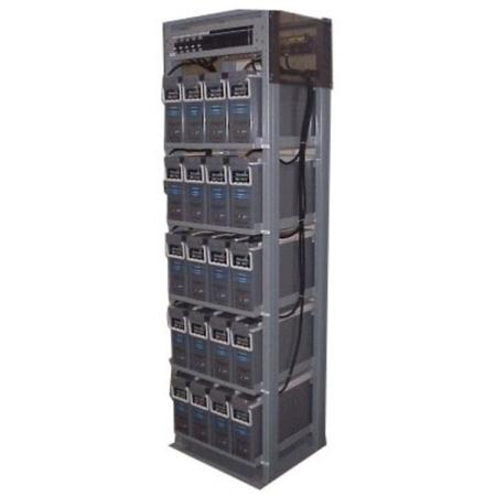 IntraPack - 4 Post 5 Shelf Battery Rack, Seismic, 1000Ah ...