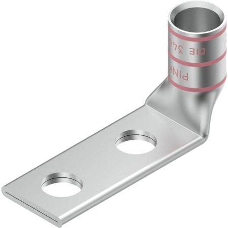 2 Hole Lug 1/0 AWG Flex & 100 Navy 3/8" Stud